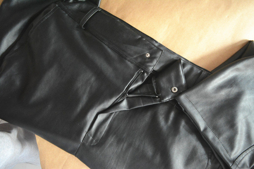 Pantalon cuir homme droit pour hiver - Ref 1484155 Image 29