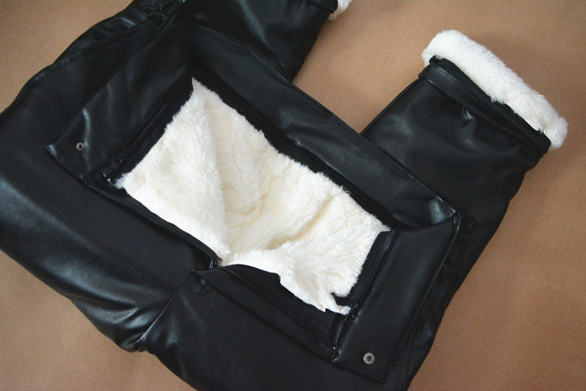 Pantalon cuir homme droit pour hiver - Ref 1484155 Image 41