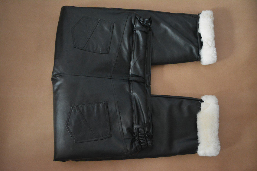 Pantalon cuir homme droit pour hiver - Ref 1484155 Image 36