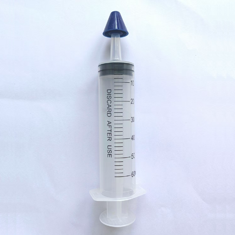 Children's Rhinitis Nasal Wash Device with Rubber Tip, Manual Nasal Wash Pot, Adult Syringe-Style Nasal Sinus and Nasal Cavity Irrigator