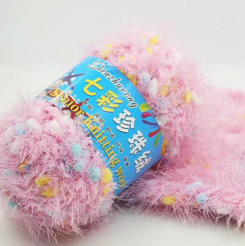 Длинный пожилой красочный жемчужный феникс Plel Baby Line Line Coversing Stick Kota Коралловая бархатная линия грубая