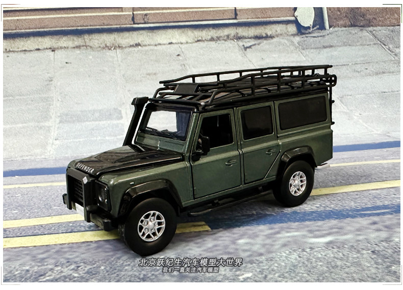1/32 JKM Land Rover Defender 110 2017 All open Diecast Car Model