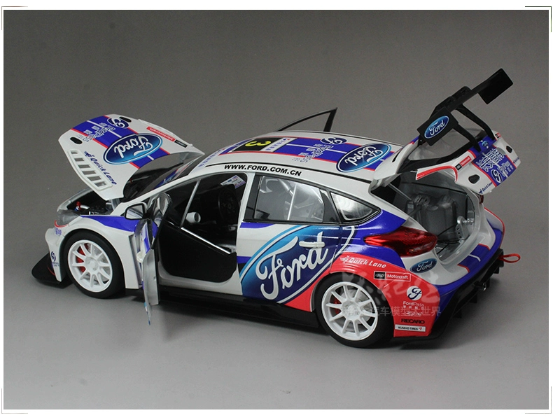 Hợp kim Gốc 1:18 Changan Ford Racing Mô Hình Xe CTCC Racing Tĩnh Mô Hình Xe Trang Trí