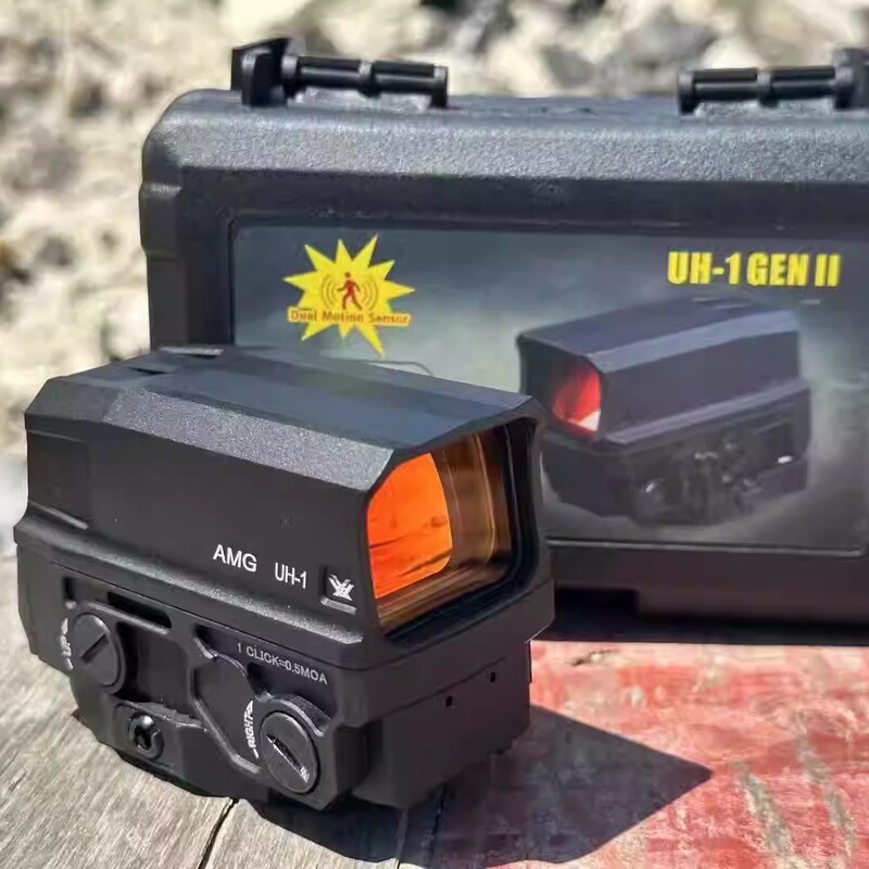Uh1 First/Second Generation Shock-Resistant Holographic Sight Quick-Release High-Shock-Resistance Precision Iris Lens High-Definition Slingshot Accessory Toy Uh1 First/Second Generation Shock-Resistant Holographic Sight Quick-Release High-Shock-Resistance Precision Iris Lens High-Definition Slingshot Accessory Toy