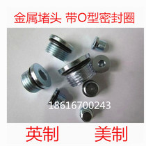High-precision plug socket ED sealing galvanized plug with O-ring seal M8-M48 full range