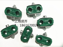 Pipe clamp pipe clamp plastic pipe clamp double hole pipe clamp small volume light pipe clamp fixing clamp hoop