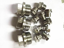 Authentic 304 stainless steel external hexagon flange head Imperial hexagon screw pipe plug 1 81 43 8