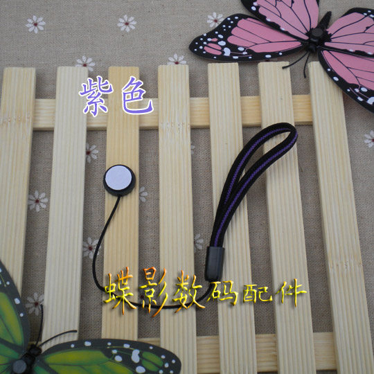 Color Personality Lens Rope Lens Cover Anti-Loss Rope Single Eye Camera Protection Rope Import Elastic Cord Purple