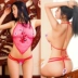 Cặp đôi đồ lót tòa án phù hợp với retro cải tiến trong suốt sườn xám ren backless sexy phối cảnh thêu tạp dề nội y cao cấp Bellyband