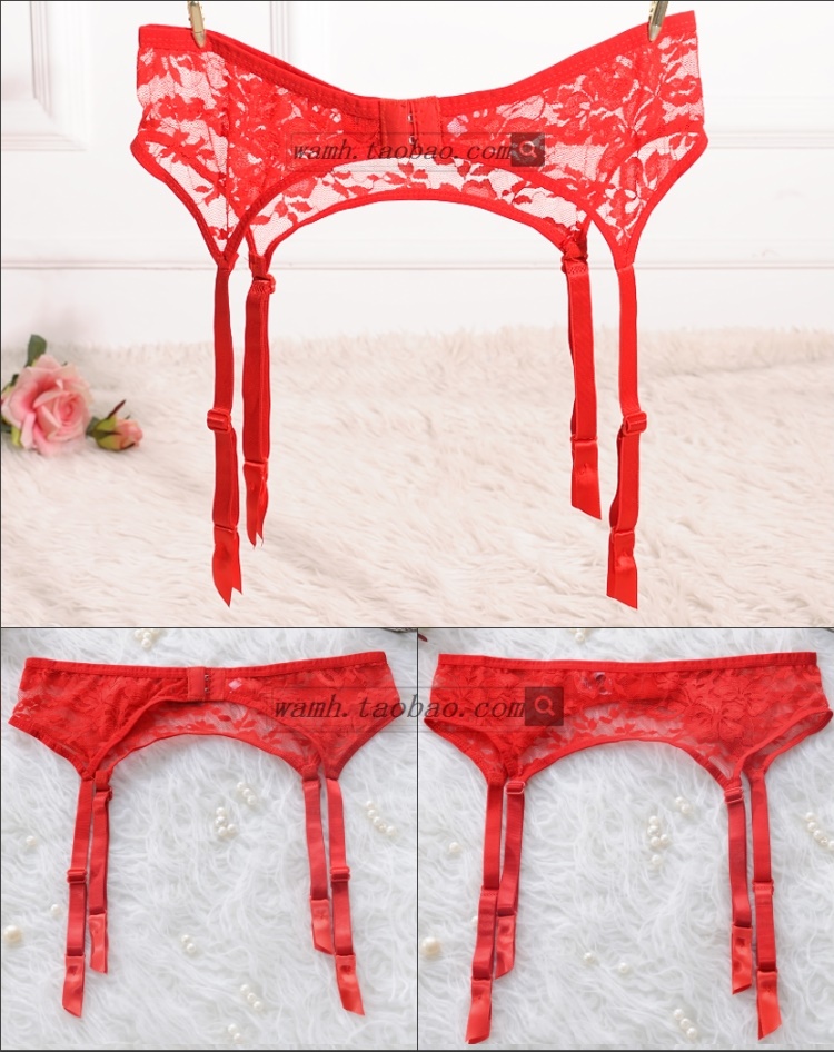 Sexy quan điểm ren garter vớ đặt người thật bất động bắn có thể điều chỉnh đàn hồi trong suốt cám dỗ vài đồ lót