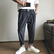 Xu Tailang 2021 autumn new mens Haren pants American Korean trend Joker pants casual ankle-length pants tide