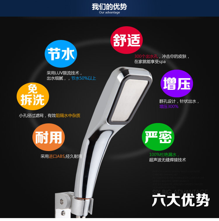 �ֳ���ԡ��ˮ����ԡ��ͷVC-HS002