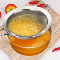Stainless steel juice soy milk filter screen oil residue fishing medicine residue oil grid foam fishing spoon flour birds nest tea colander