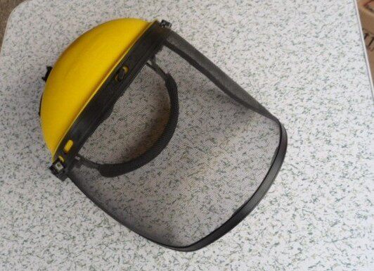 National mower special shield oil saw shield mask head hood mesh cap safety helmet