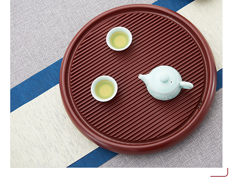 Han and tang dynasties electric bakelite tea tray household small kung fu tea tray was simple circular tea tea set single dry sea mercifully tea set