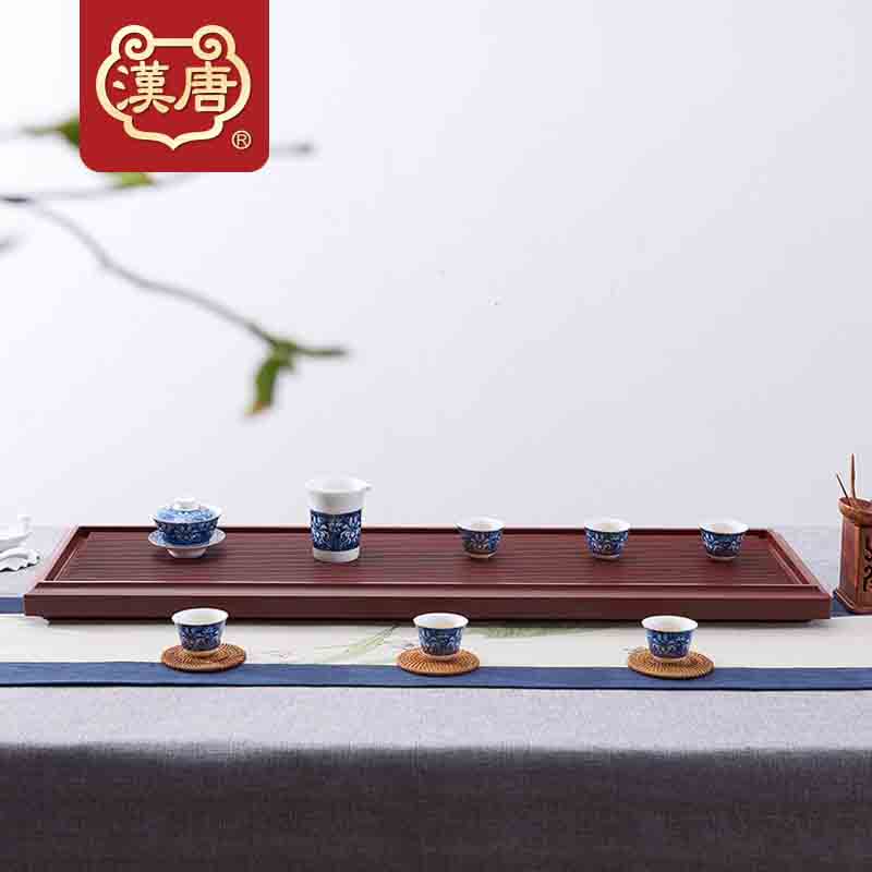 Han and tang dynasties bakelite tea tray tea set household simple single rectangular drainage type electric bakelite tea tray