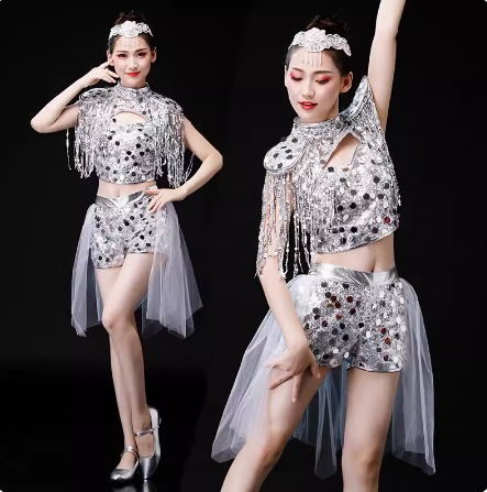 新款爵士舞表演服：闪耀全场，让你成为舞台上的焦点！🔥-爵士舞服装-淘宝好物网