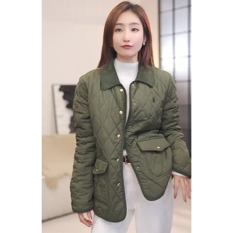 Ye Xin [Vanilla Basque] Quilted Work Jacket for Women 2026 New Loose Windproof Button Coat