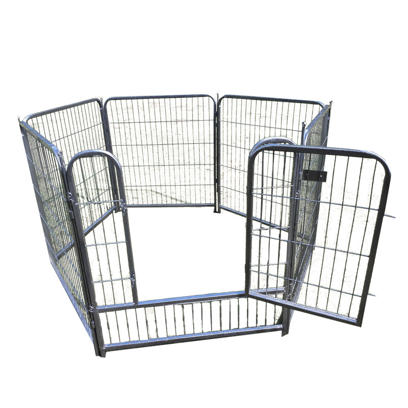 Square tube large dog fenced pet fenced dog cage large dog medium dog gold taddy dog fence