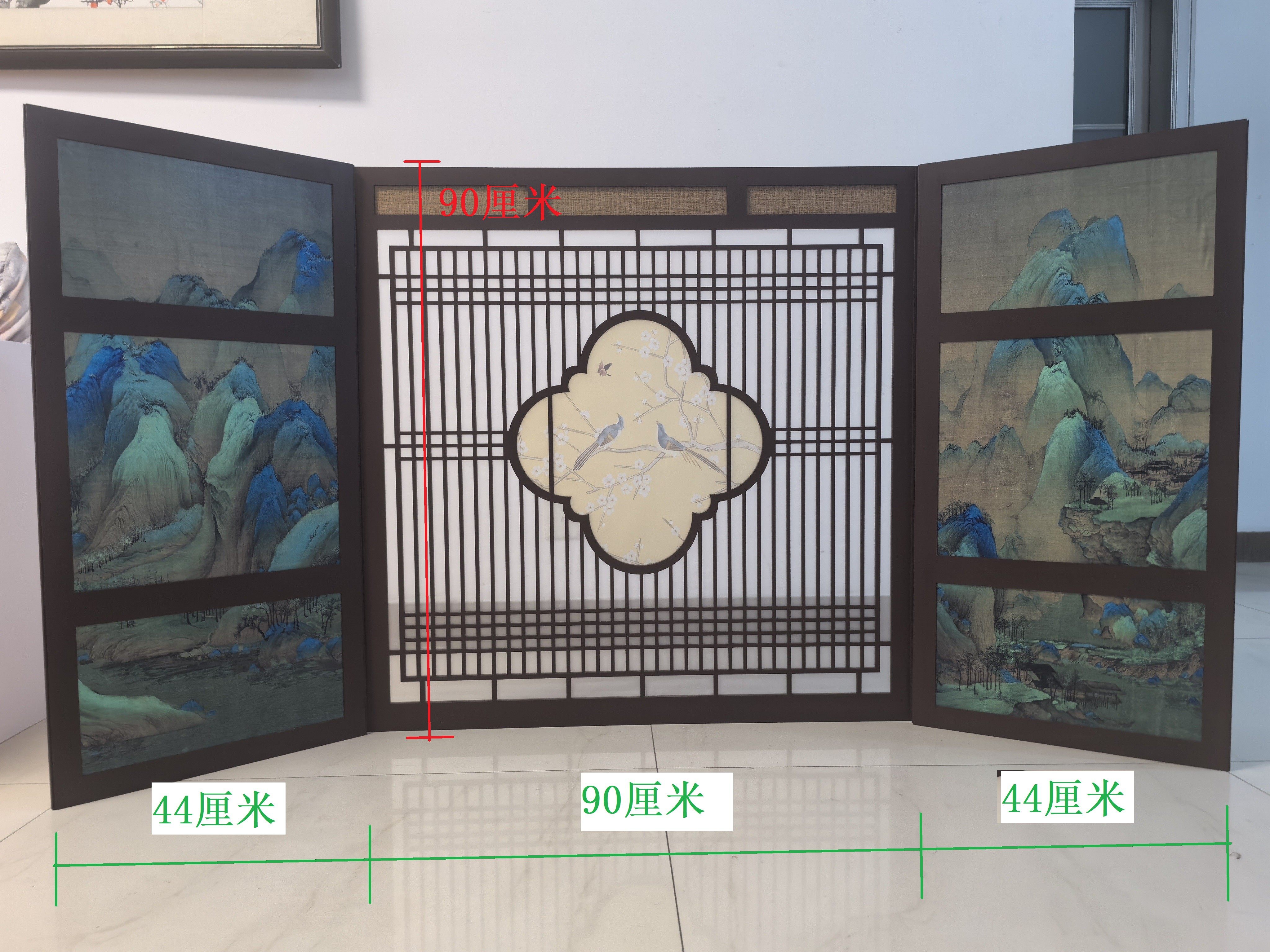 bjd场景道具娃屋 三分四分娃大叔古风床 bjd罗汉床 叔体床榻 4分bjd娃用古风家具