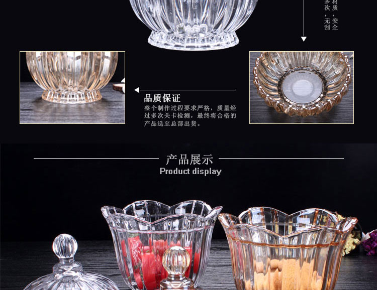 Phong cách châu Âu bao gồm kẹo thủy tinh jar cà phê trà lưu trữ jar sáng tạo lớn bàn cà phê trang trí trái cây khô hộp snack tấm - Cà phê bình pha cà phê moka điện