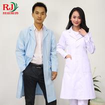 Mens and womens doctor clothes Long-sleeved nurse clothes Winter clothing eyeglasses shop white coat Hospital laboratory work clothes Visit clothes