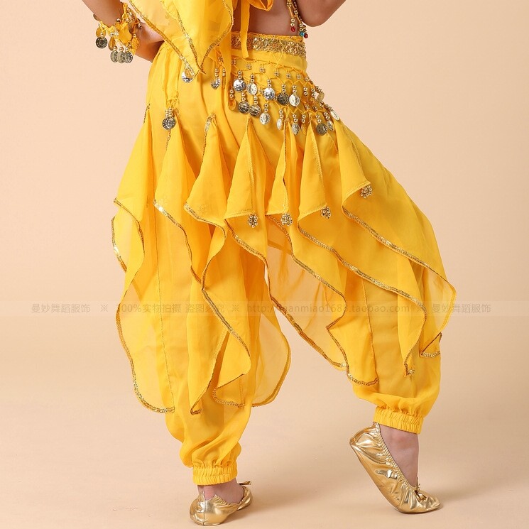 Special price India Dance Out of pants Pants Practice Pants New Belly Leather Dance Outfit Swivel Pants Light Cage Pants Practice Pants