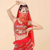 Belly dance outfit India Performance Veil Dance Performance Accessories necklace blouses handchchain headscarf Dining scarves