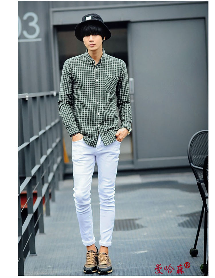 Mùa hè 2019 nam dài phiên bản đen chân quần mỏng Phiên bản Hàn Quốc của quần denim bút chì co giãn xu hướng quần nam - Quần jean skinny jeans nam