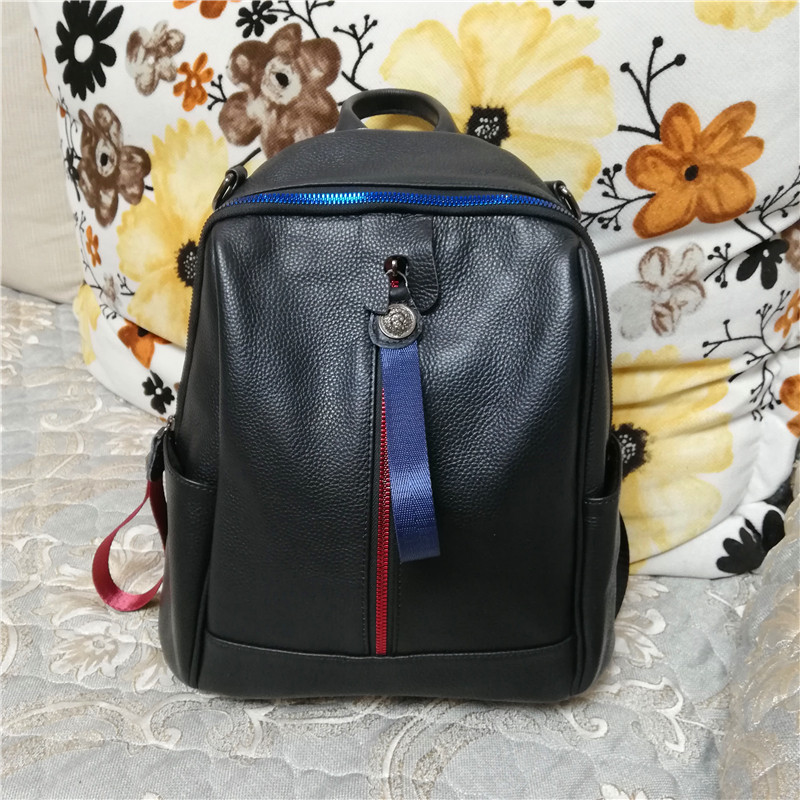 women's genuine leather backpack