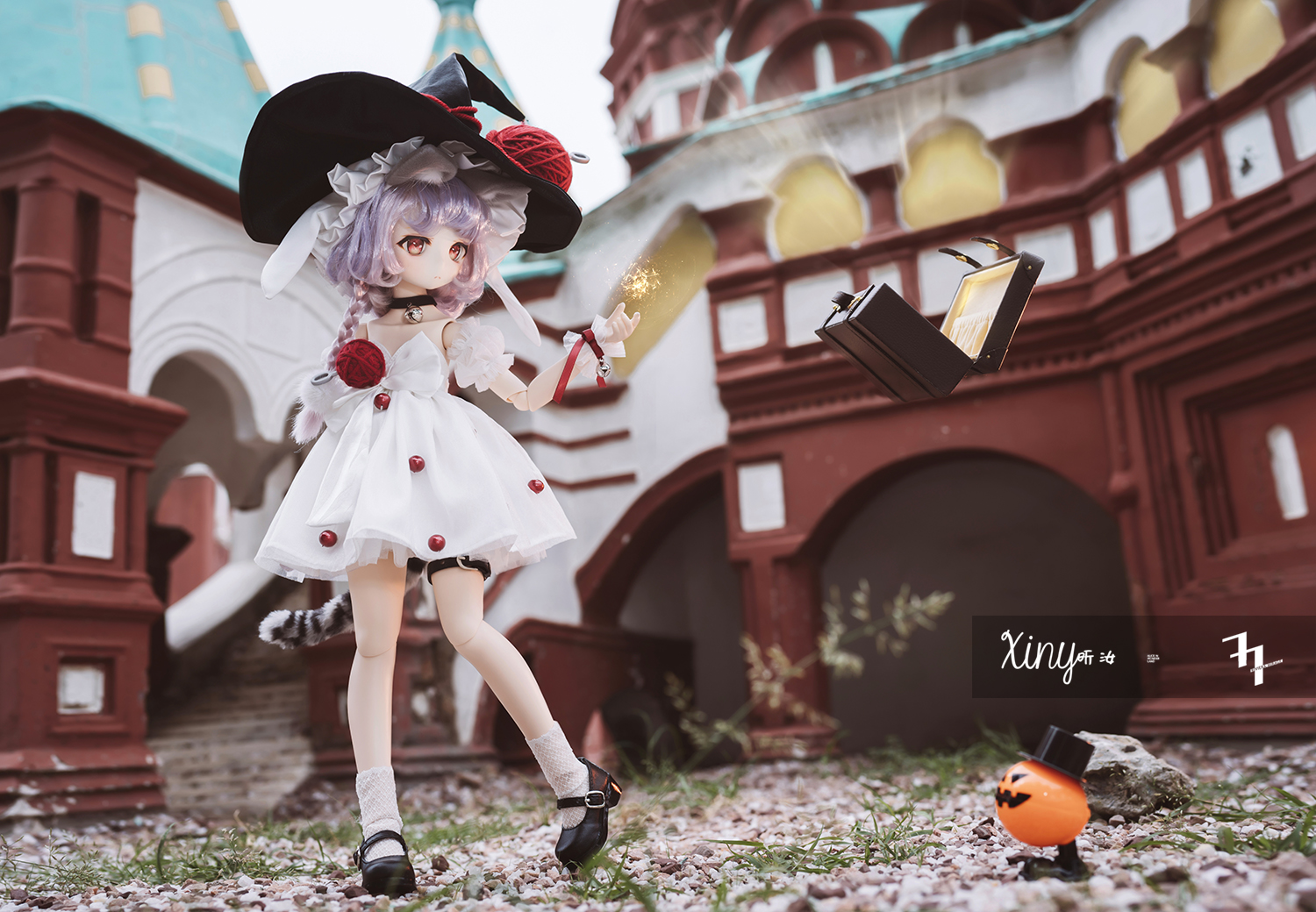 (Sale showing) bjd cat witch 4 min doll clothes