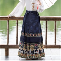 Лу юбка с лапшой Lu Yaozang Blue Horse {одиночная юбка}