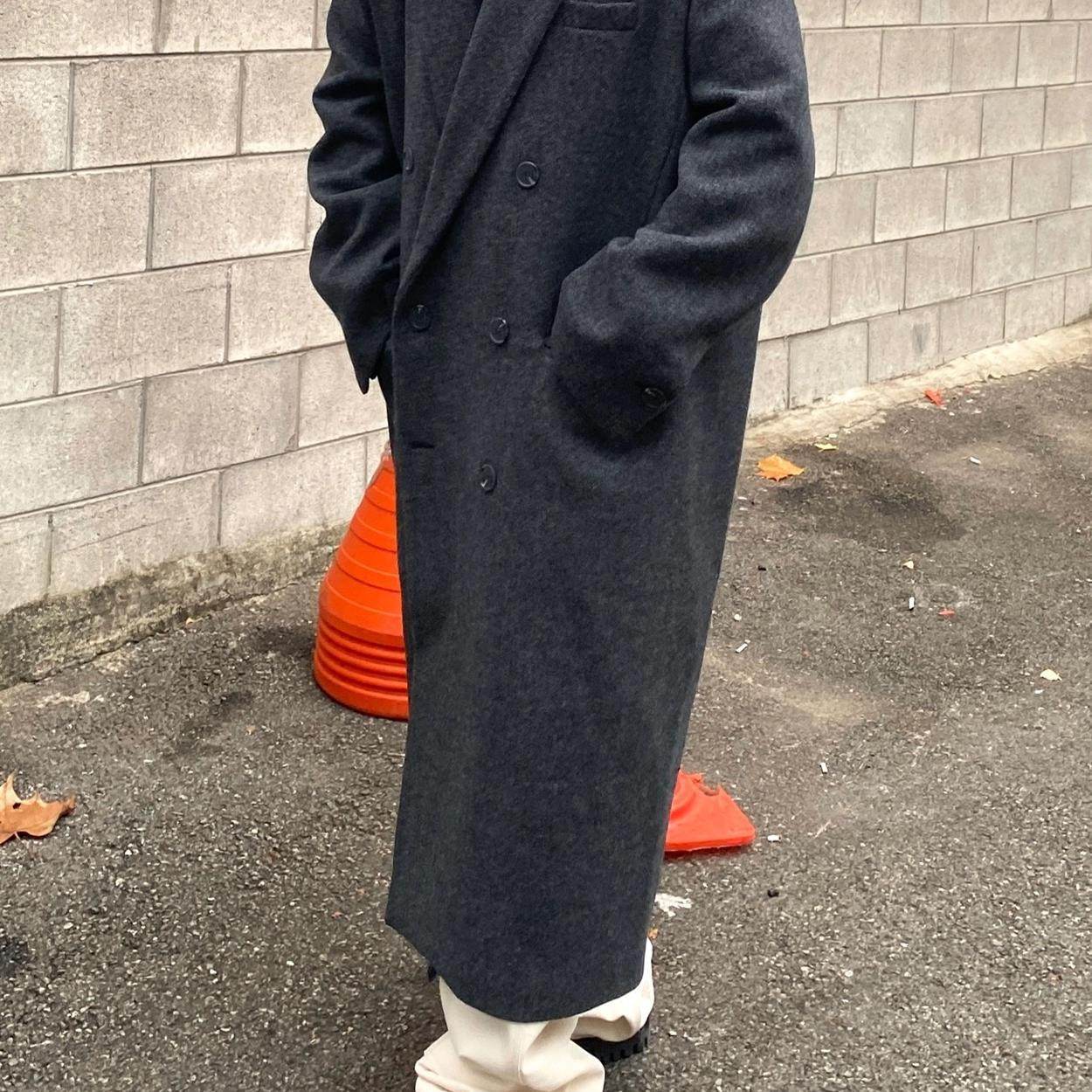 lownn double わかせる breasted herringbone set up