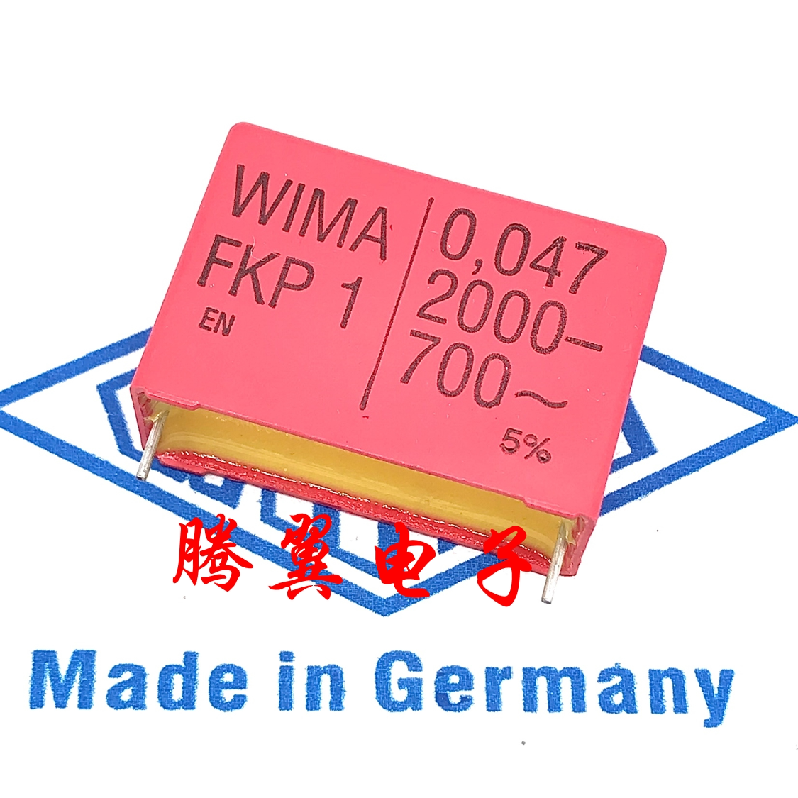 Original dress German WIMA Weimar capacitive J FKP1 FKP1 2000V473 2000V473 2000V0 47N 47N distance 37