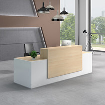 Company reception desk simple modern consultation welcome cash register bar office counter front desk