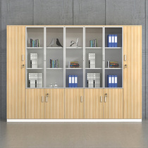 Foshan office furniture high-grade office cabinet plate wooden file cabinet office data rack office bookcase