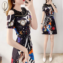 Balloon Flower Style Retro Dress Dress 2022 New Summer Expensive Lady Skirt Children Foreign Air Age Popular A-word Dress