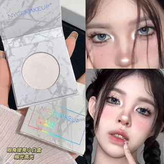 Nycemakeup/nyce highlight contouring palette matte face brightening shadow powder side eyeshadow glitter