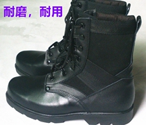 New mens black leather boots casual leather boots outdoor training boots single boots hiking boots