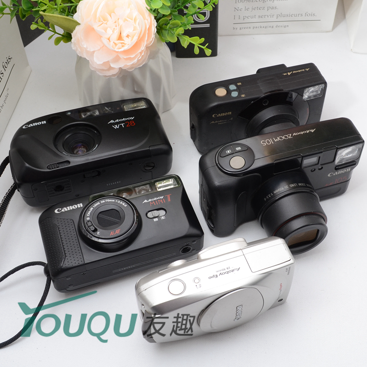 CANON AUTOBOY Series A J WT28 MINI Entry Fool Automatic Film Camera