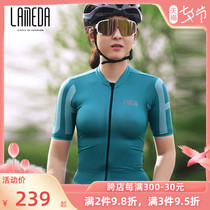 Lamparda 2022 new summer riding suit woman short sleeve blouses professional road car bike clothing bike clothing