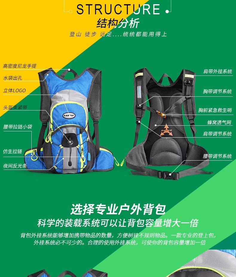 Sacoche pour vélo mixte INBIKE - Ref 2233052 Image 9