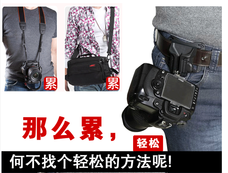 SLR eo fob dây đeo khóa tấm tháo vít vít vít eo khóa thắt lưng khóa vít - Phụ kiện máy ảnh DSLR / đơn tripod máy ảnh