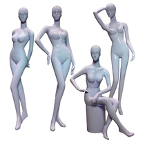 High-end home clothes underwear model props female display rack full body purple clothing store bra display sexy