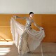 Classical dance costumes, elegant loose skirts, wide-leg pants, women's Chinese dance costumes, dance pants, Han and Tang dances