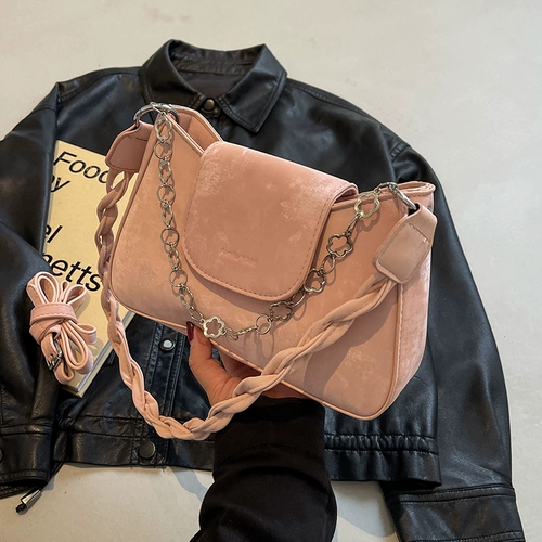 艾米兔 Модная сумка на одно плечо, городской стиль, в корейском стиле