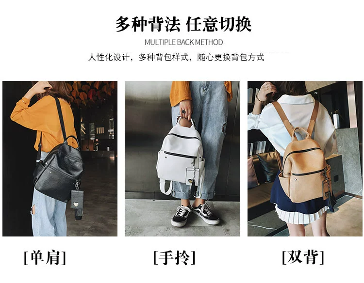 Ins bag túi đeo vai nữ 2018 mới bf túi gió nữ Sen series chic Hong Kong hương vị học sinh trung học ba lô