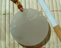 (With shallow skin cracks) (Versatile) Qinghai Jade (Yiniugou old material-light sugar white jade)-Pingan brand-62#