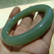 (Self-produced and sold--recommended by the owner) (warm and delicate) Qinghai Jade (Lake Green)-Bracelet-9#
