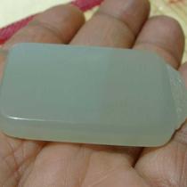 (Versatile and exquisite) (Jade material is warm and delicate) Qinghai Jade (green and white light sugar color)-Pingan Brand-3#